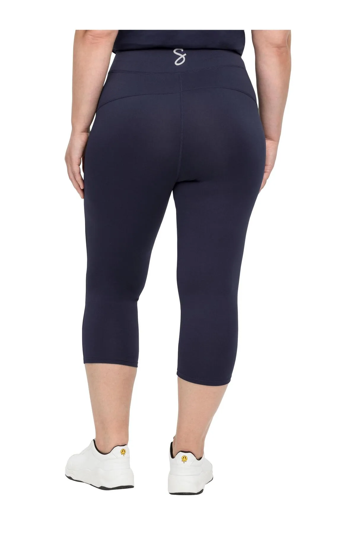 Sheego  Kurze Sporthose - Blau - Mittlerer Bund