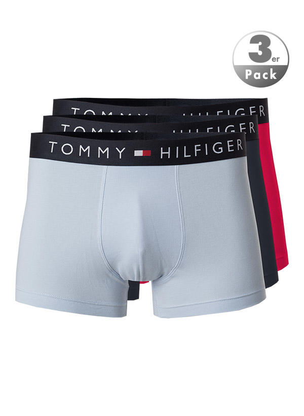 Tommy Hilfiger, Trunks, Baumwoll-Stretch, bleu-grau-rot