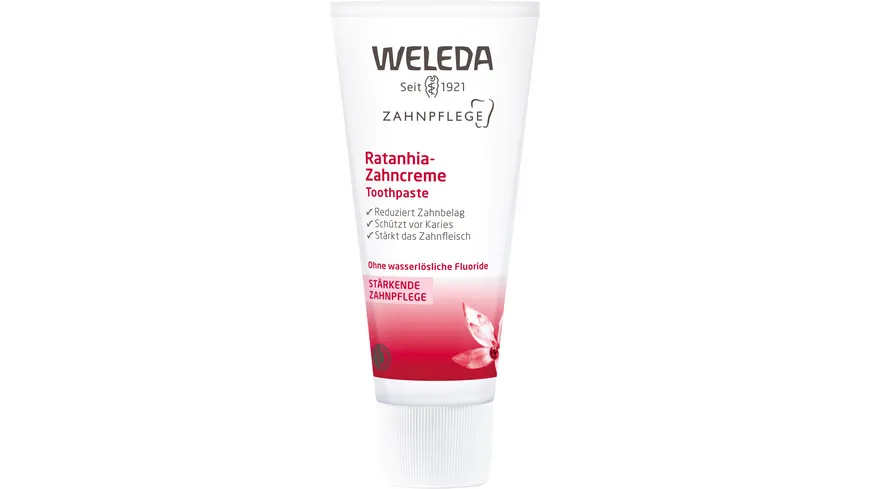 WELEDA ZAHNPFLEGE Ratanhia Zahncreme 75 ml