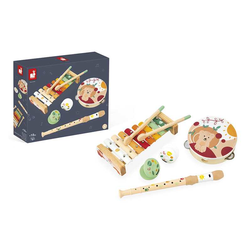 Set de 4 instruments de musique Sunshine Janod