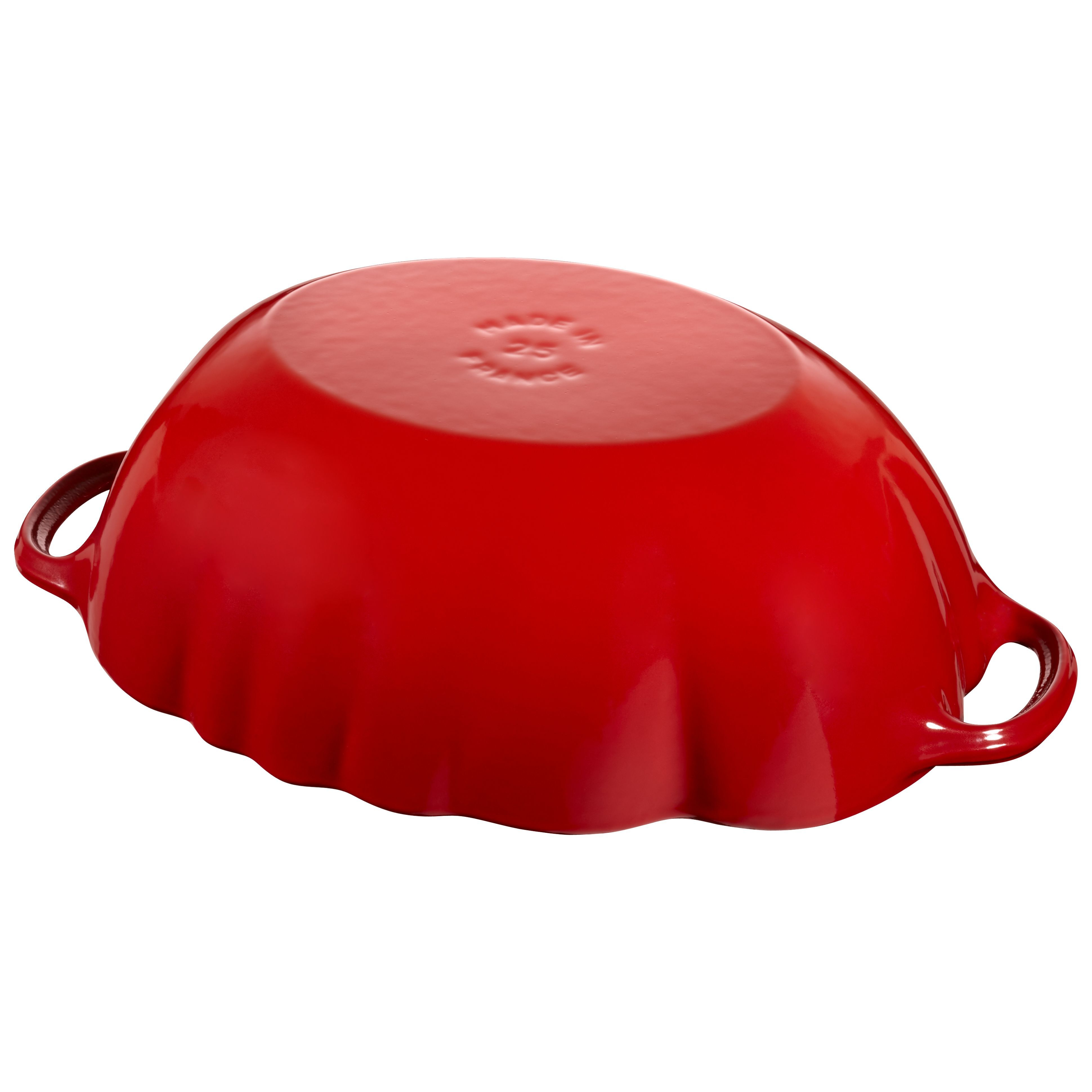 Cocotte 25 cm, Tomate, Kirsch-Rot, Gusseisen