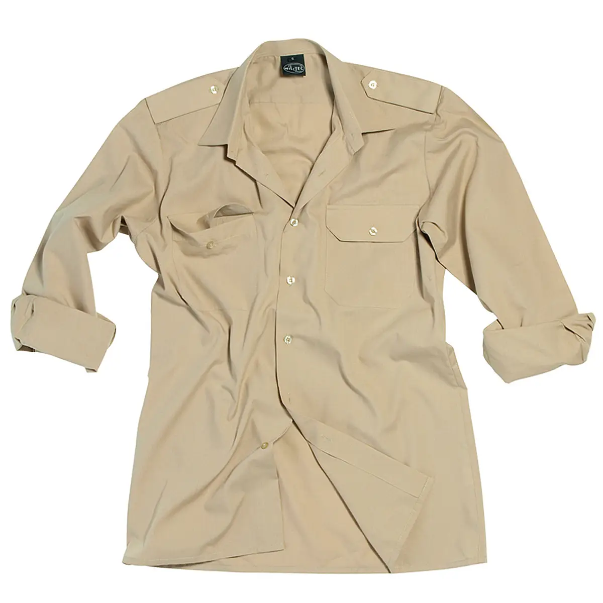 Mil-Tec Diensthemd langarm khaki