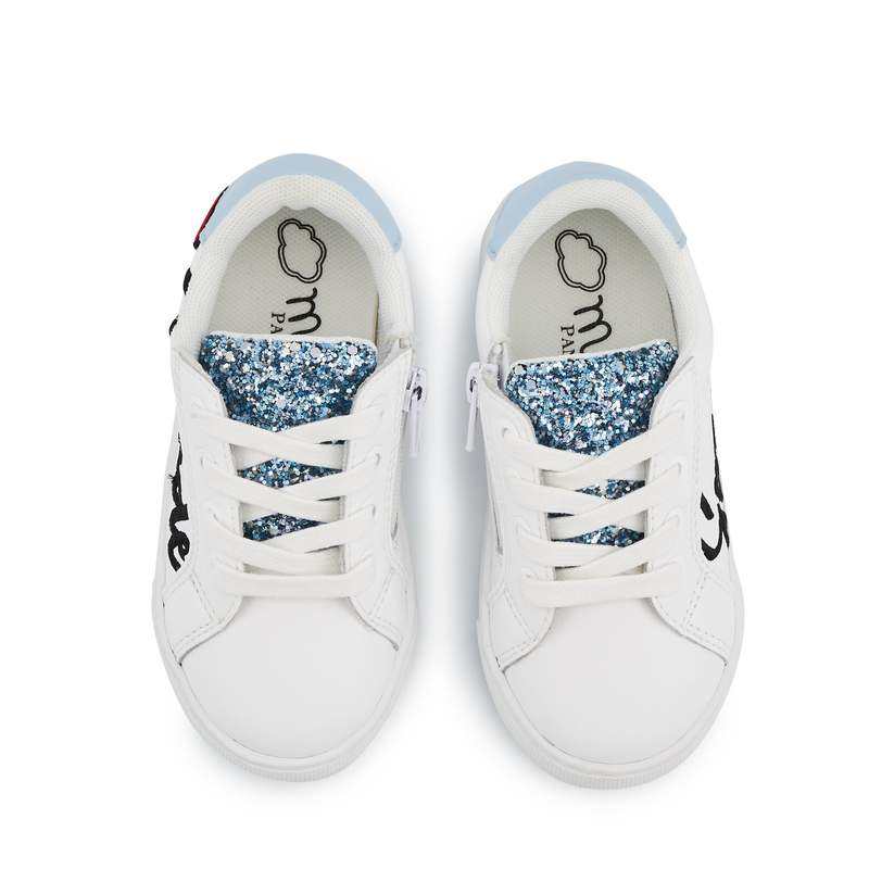 Baskets en cuir Mini Simone grande soeur