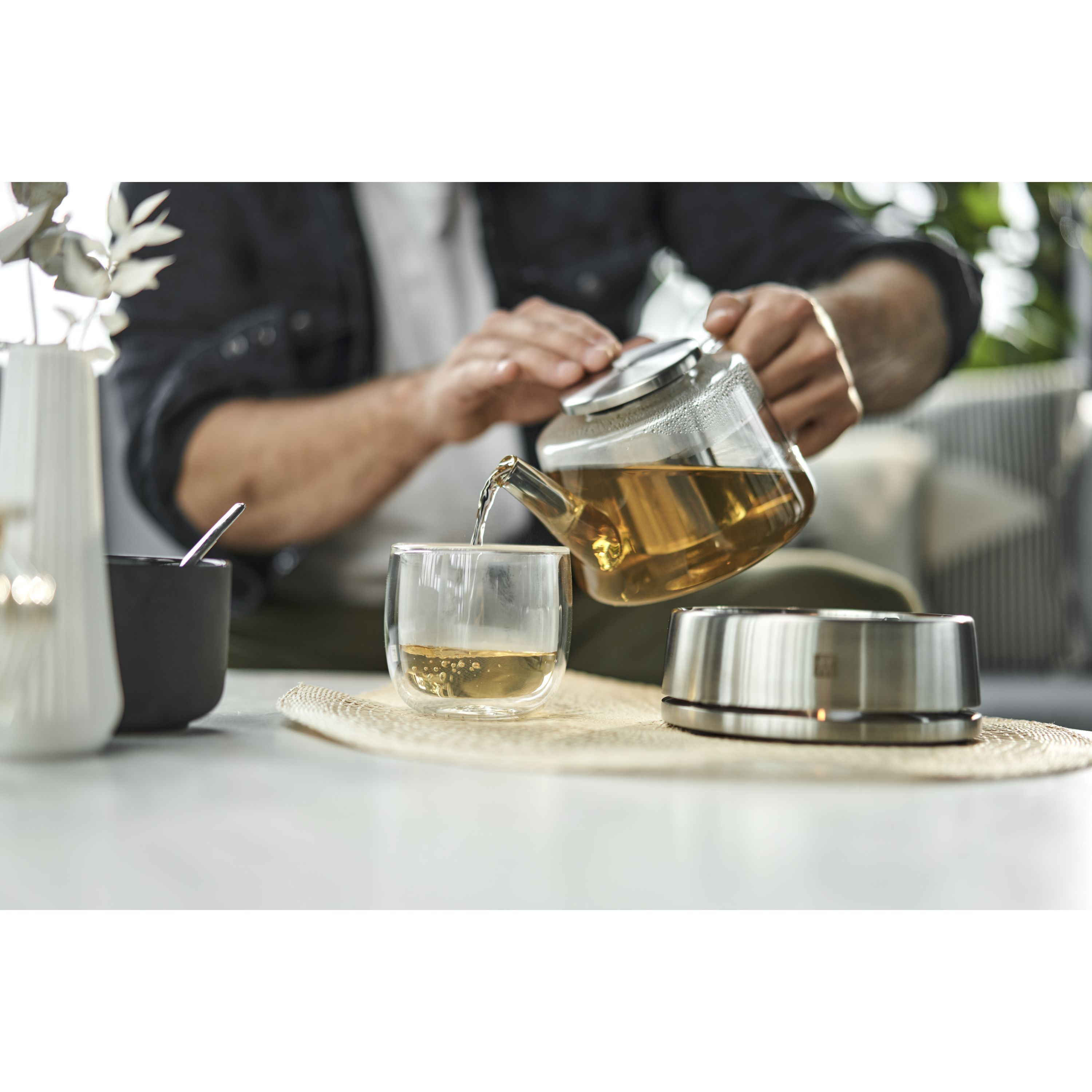Teekanne mit Stövchen 800 ml