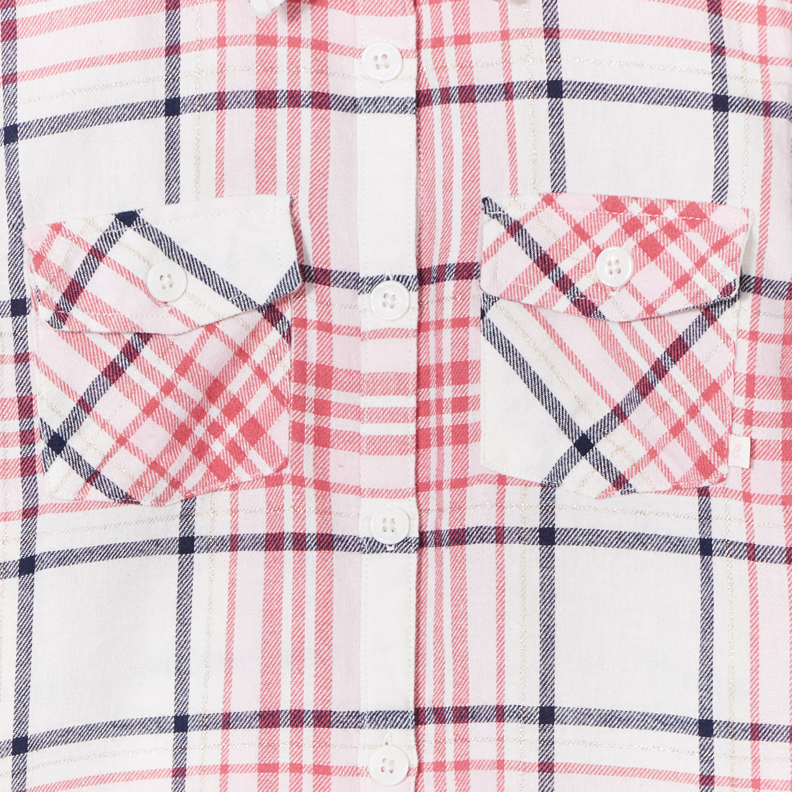 Chemise manches longues ecru fille | La Halle