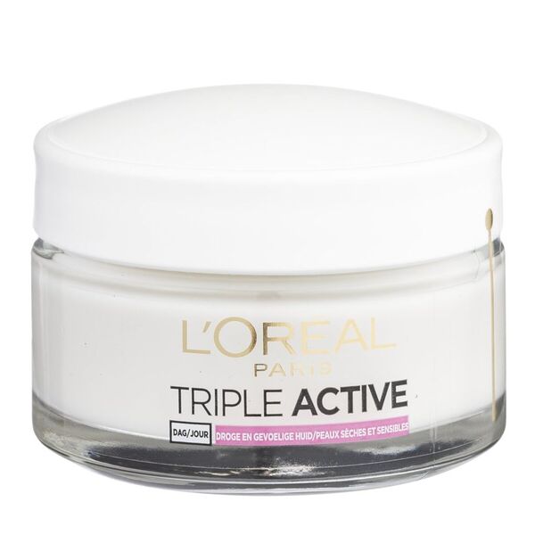 Creme de dia Tripla Ação L'Oréal Paris 50ml - Pele sensível