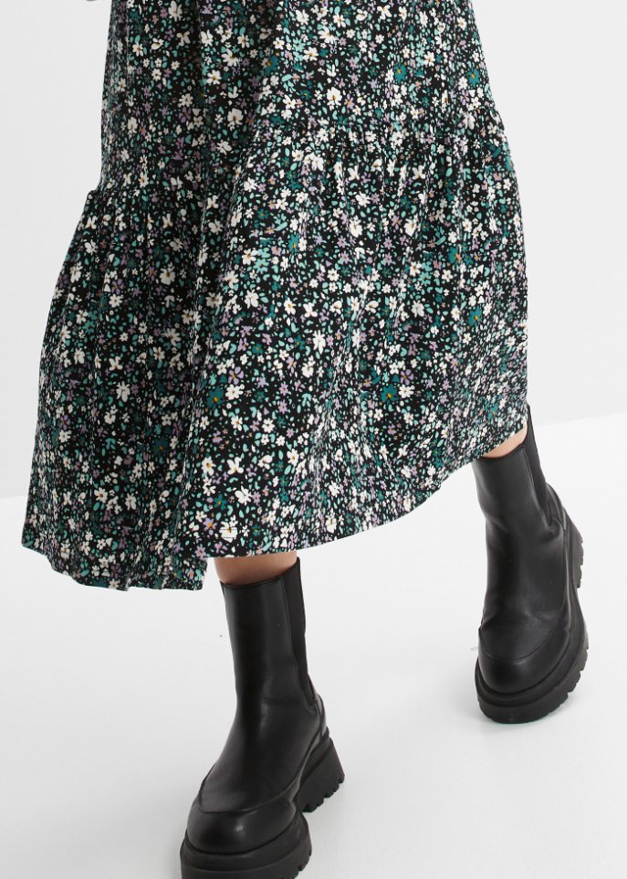 Midikleid aus Jersey