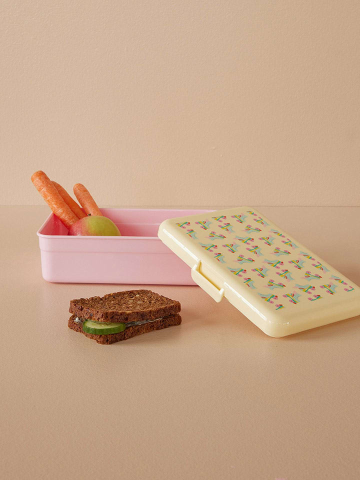 Rice Lunchbox in Gelb/ Lila - (B)21 x (H)7,5 x (T)14 cm günstig kaufen onesize