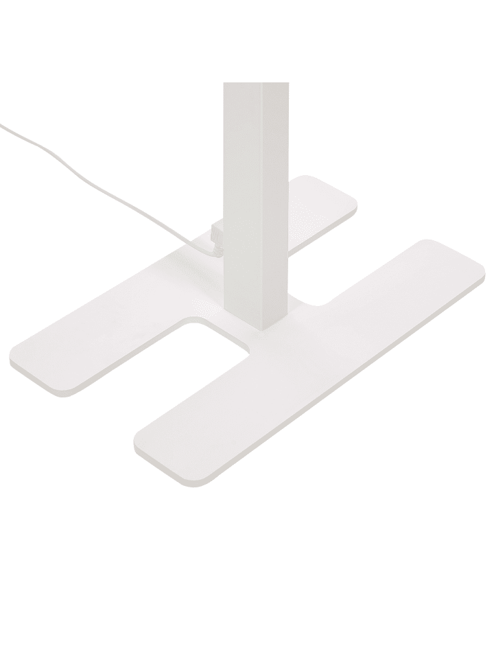 Beliani Stehleuchten SCULPTOR in Weiß - (W) 135 x (H) 197 x (L) 30 cm günstig kaufen onesize