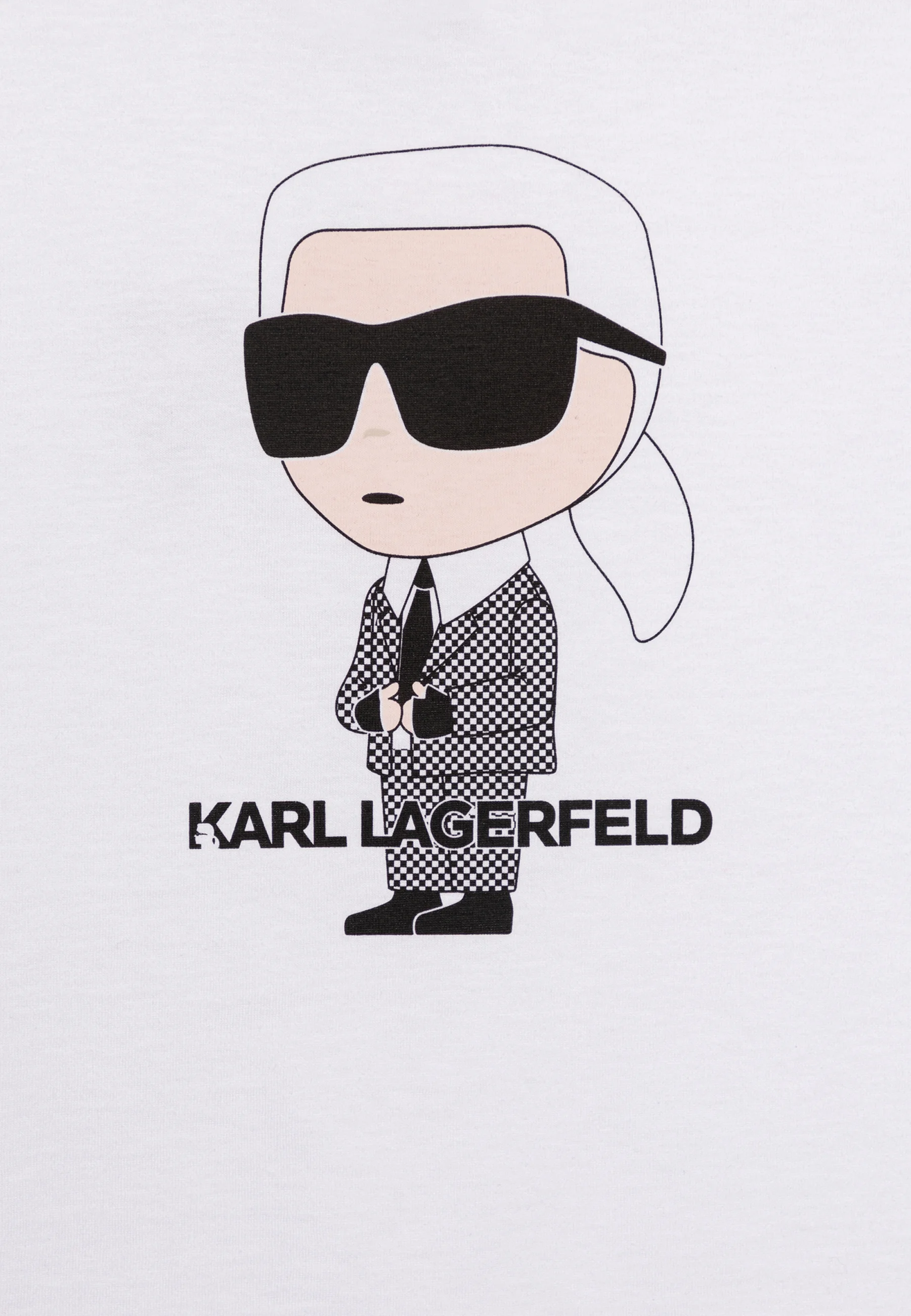 Camiseta infantil con estampado de KARL LAGERFELD