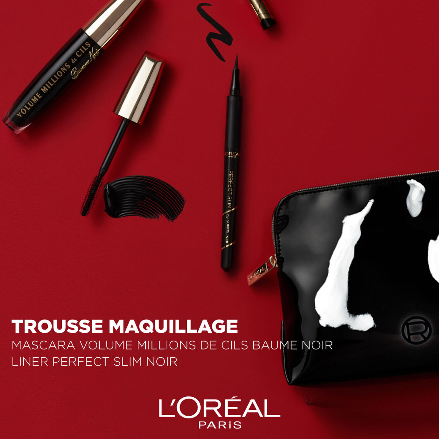 L'Oréal Paris Volume Millions de Cils Trousse Beauté Regard Mascara Définition et Liner