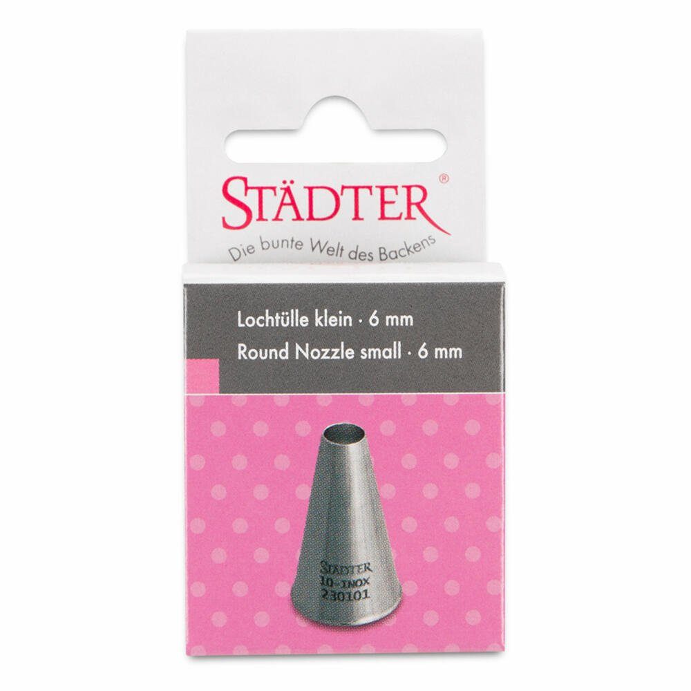 STÄDTER Spritzbeutel Fine Line Lochtülle #10 Klein 6 mm