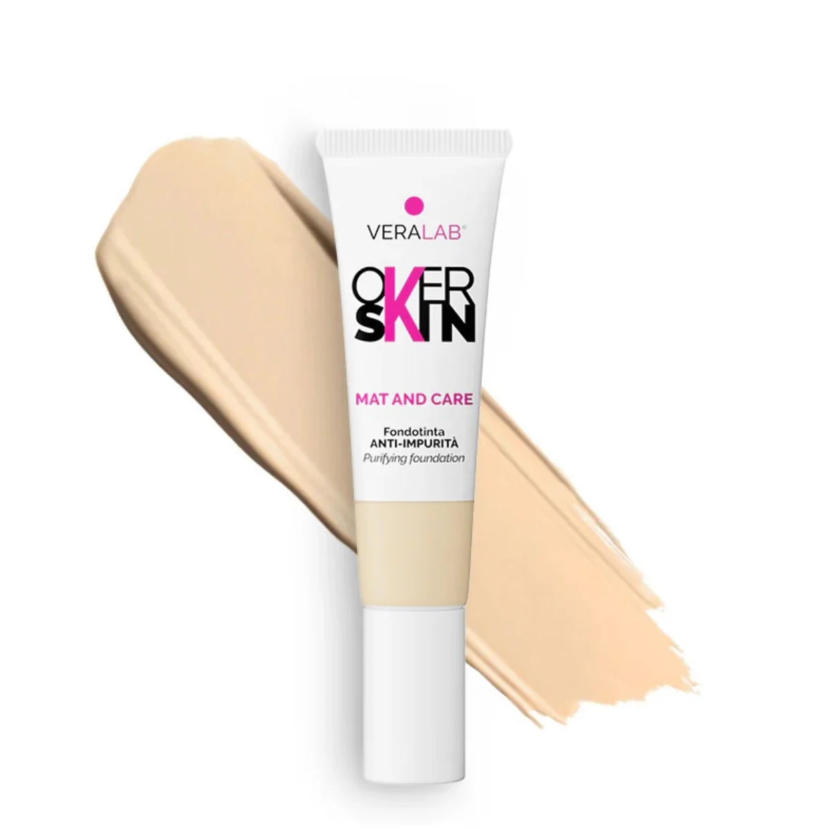 Base de maquillaje líquida MAT AND CARE para el rostro