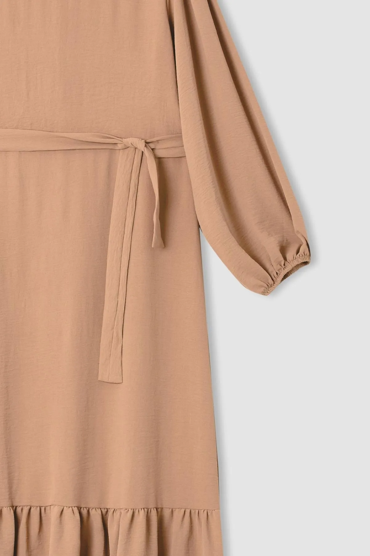 DeFacto  Langärmliges Kleid aus Baumwolle in normaler Passform