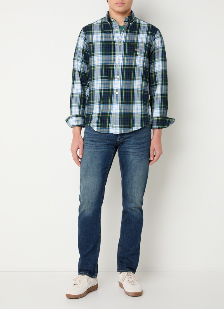 Camicia a quadri classica da uomo