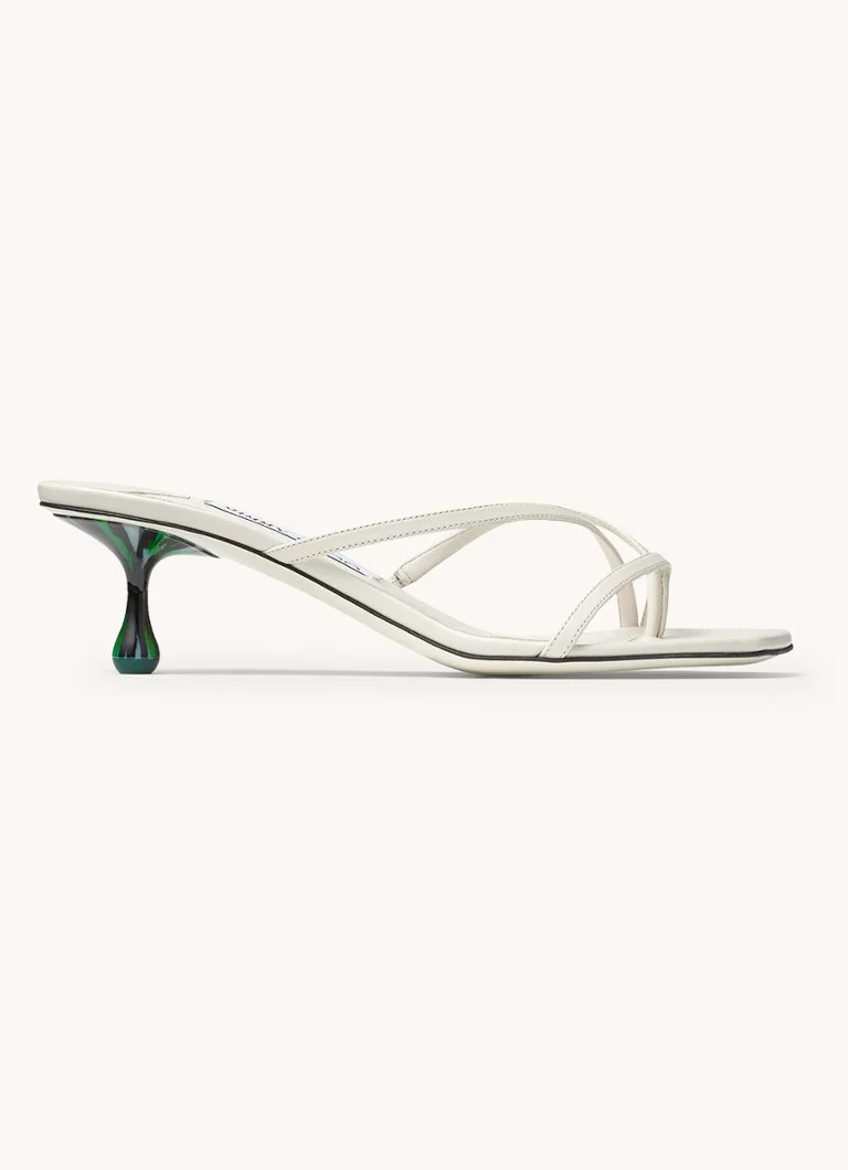 Sandale Jimmy Choo Etana 50 din piele de miel.