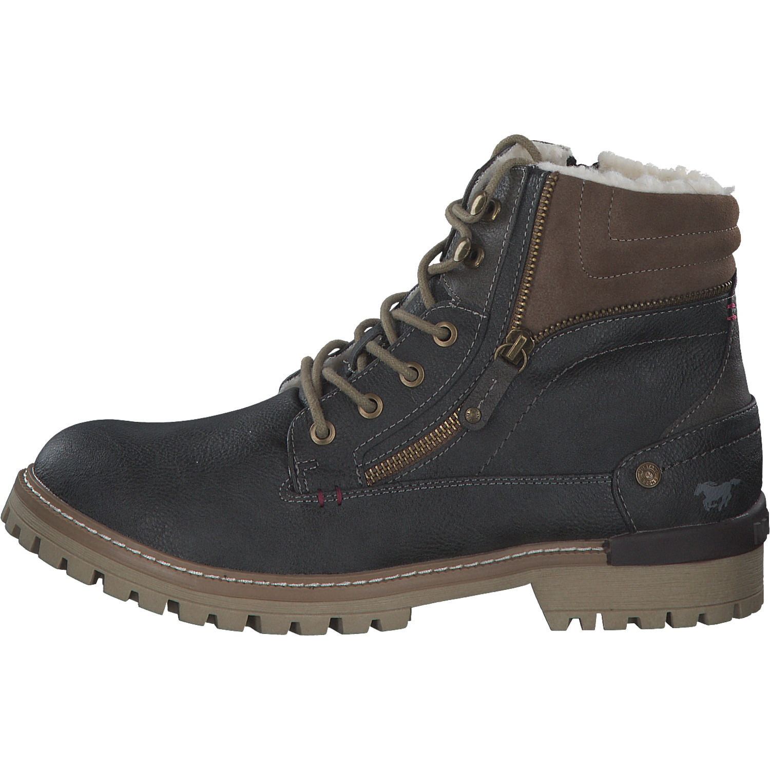 Mustang 4142604, Winterstiefeletten, Herren, Schwarz