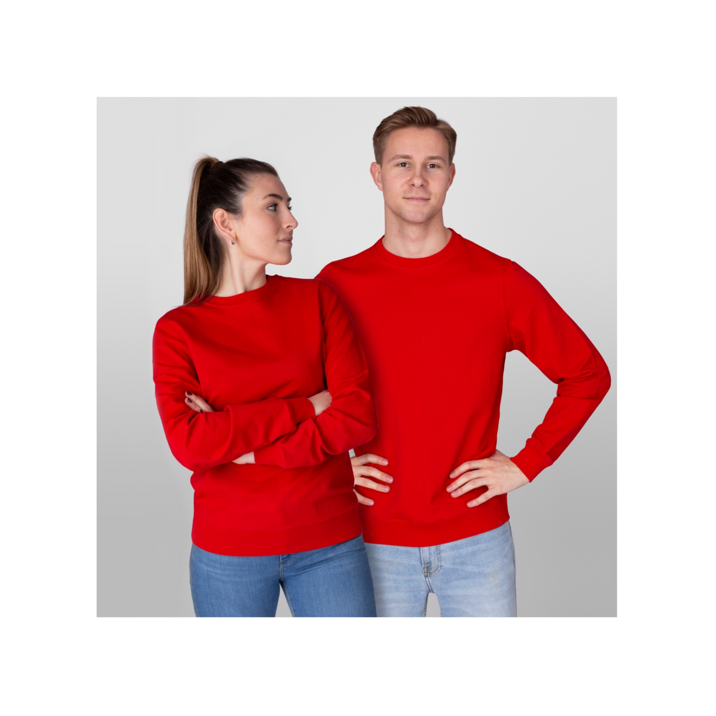 JAKO Doubletex Sweatshirt Rot F100