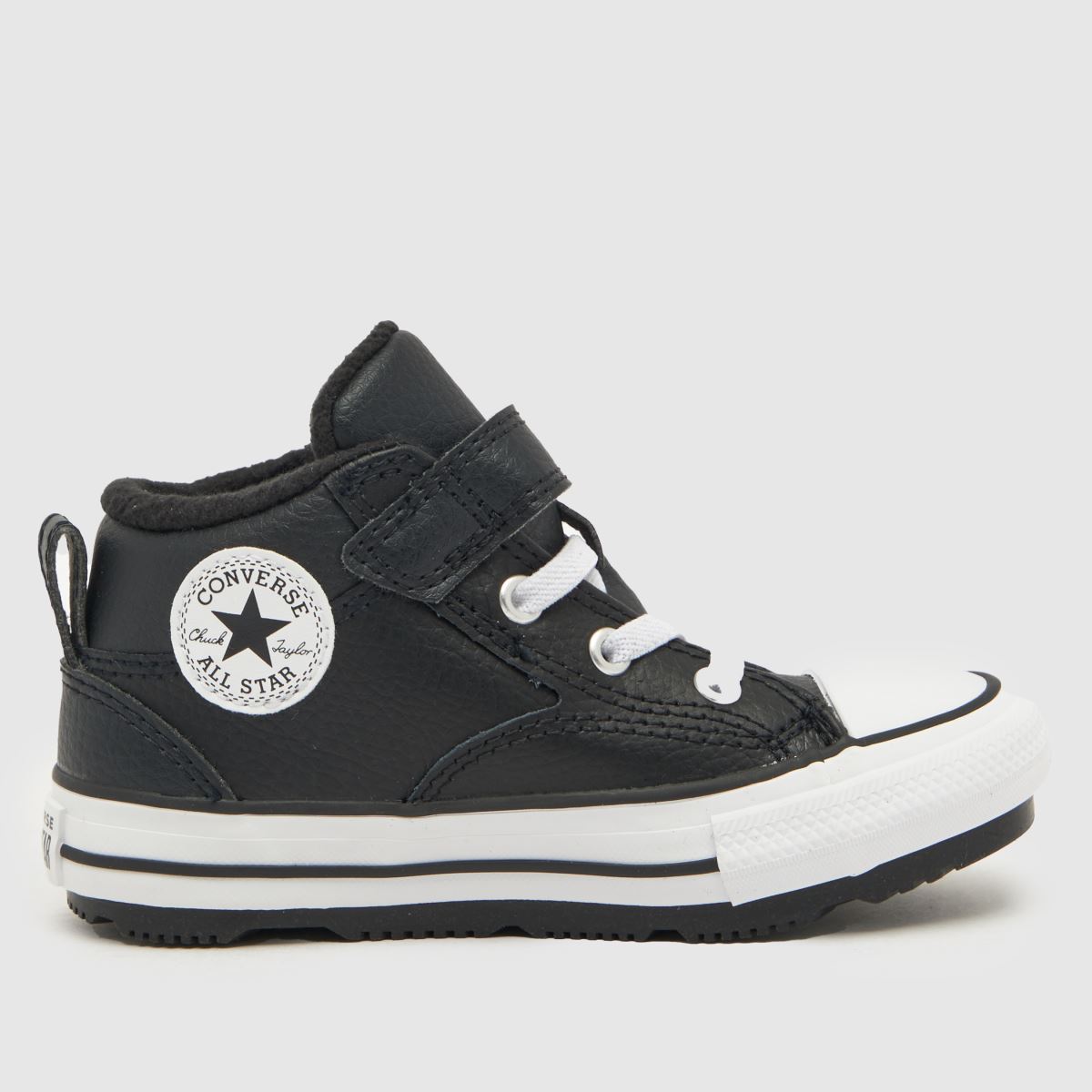 Črno-beli športni copati Converse All Star Malden za malčke