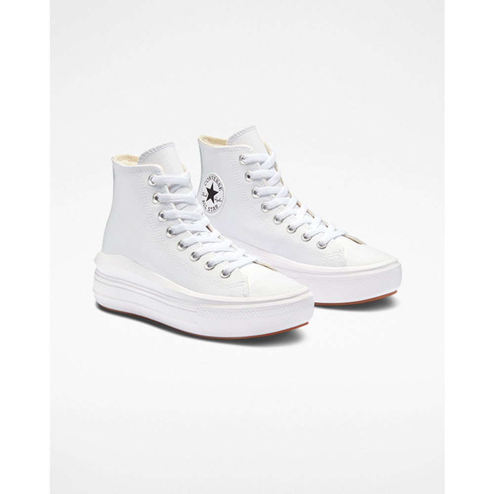Converse Chuck Taylor All Star Move Platform A04295C / weiss