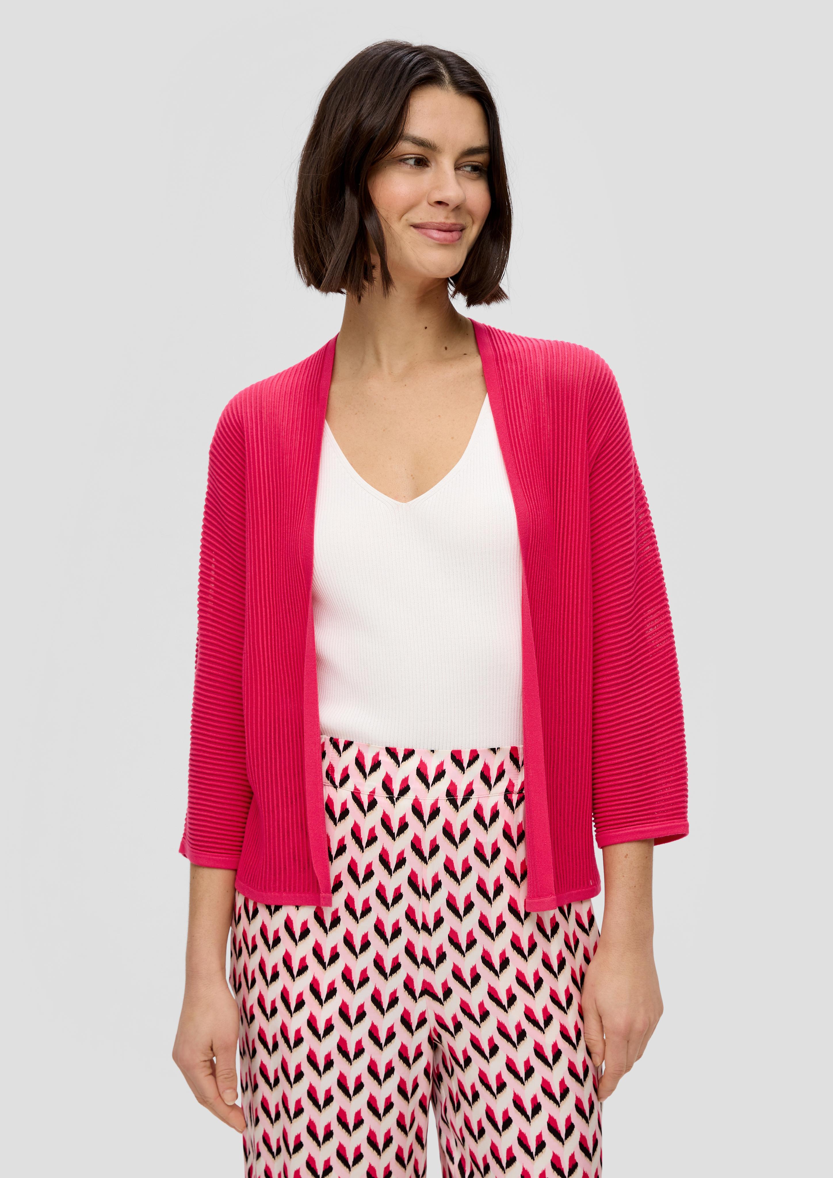 Strickjacke mit 3/4-Ärmeln  2148035-4554