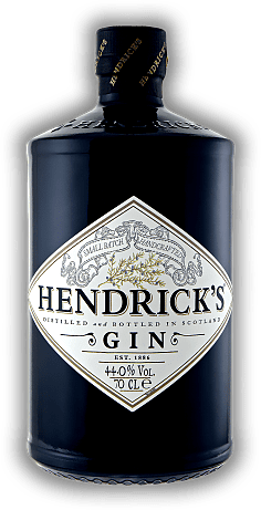 Hendrick's Gin 44% Hendrick's Gin 44% Die unerwartete Fusion von Gurke und Rosenblütenblättern ergibt einen höchst bilderstürmenden Gin. 0,7	 Liter - Vol 44%