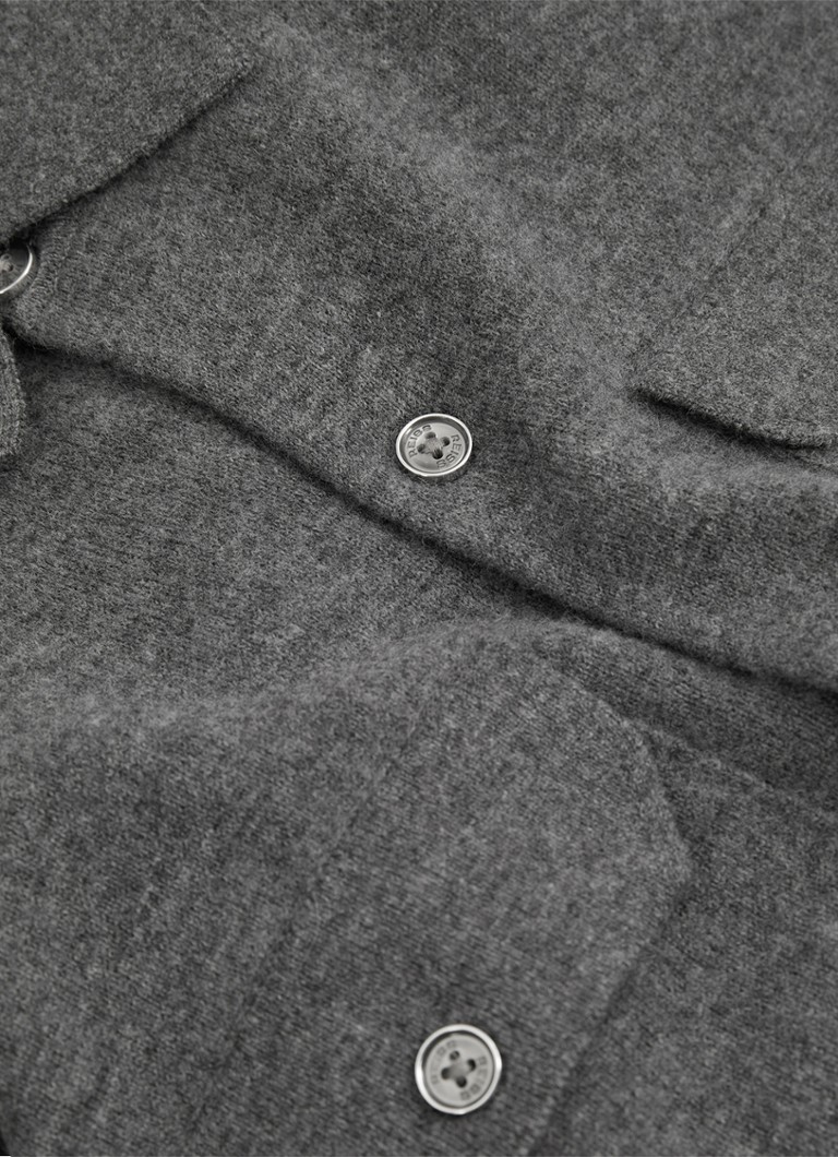 Reiss Pisa fino pleteni kardigan od merino vune s džepovima na prsima