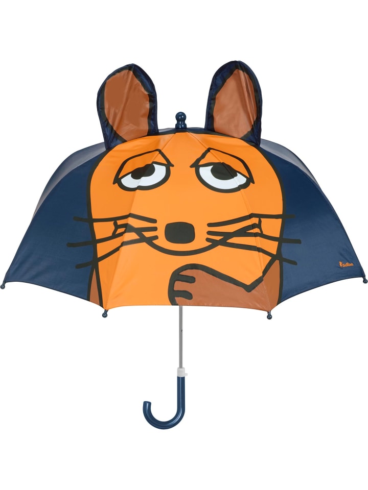 Playshoes 3D Regenschirm DIE MAUS in Marine günstig kaufen onesize