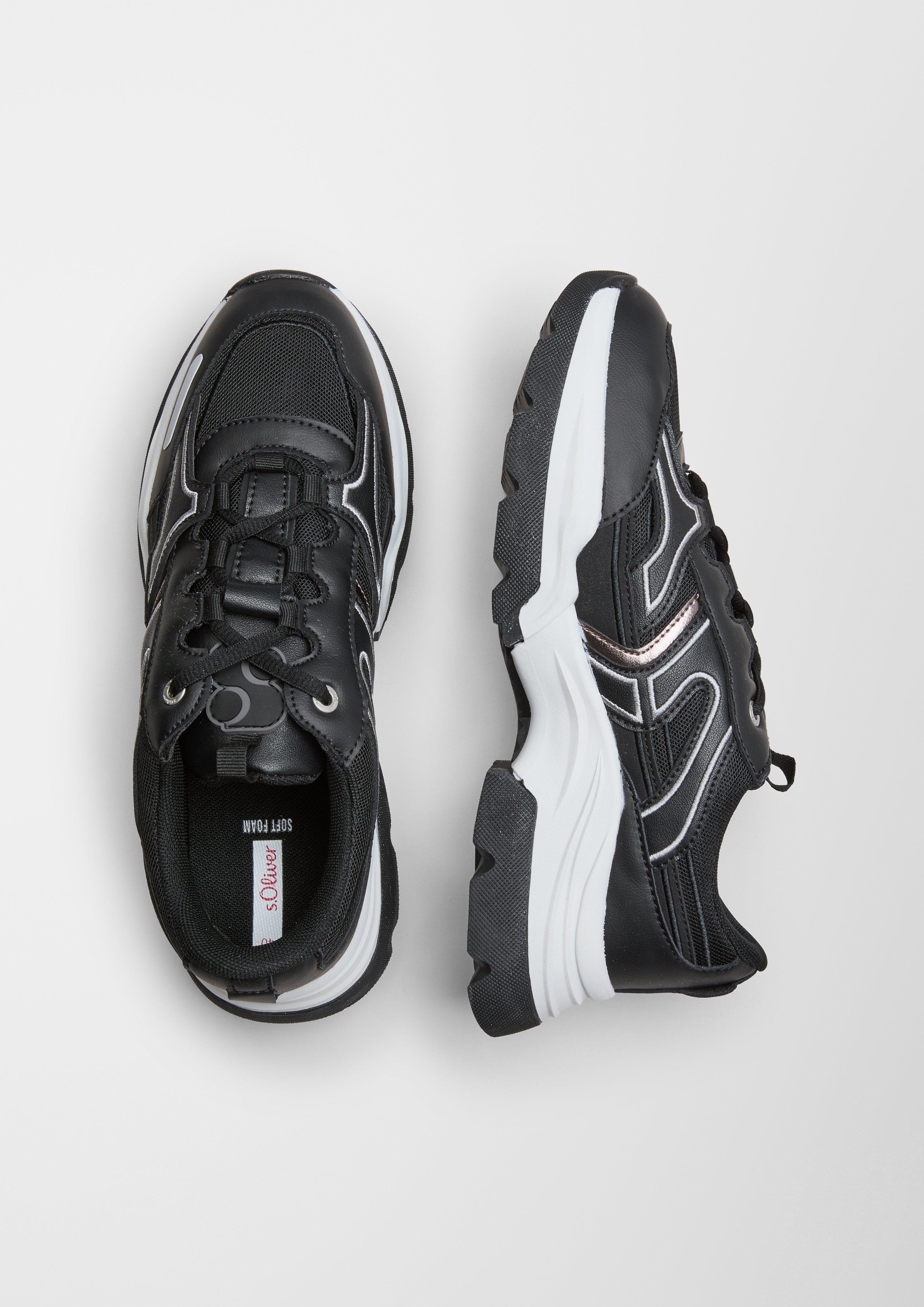 Chunky Sneaker im Materialmix  6006531-001