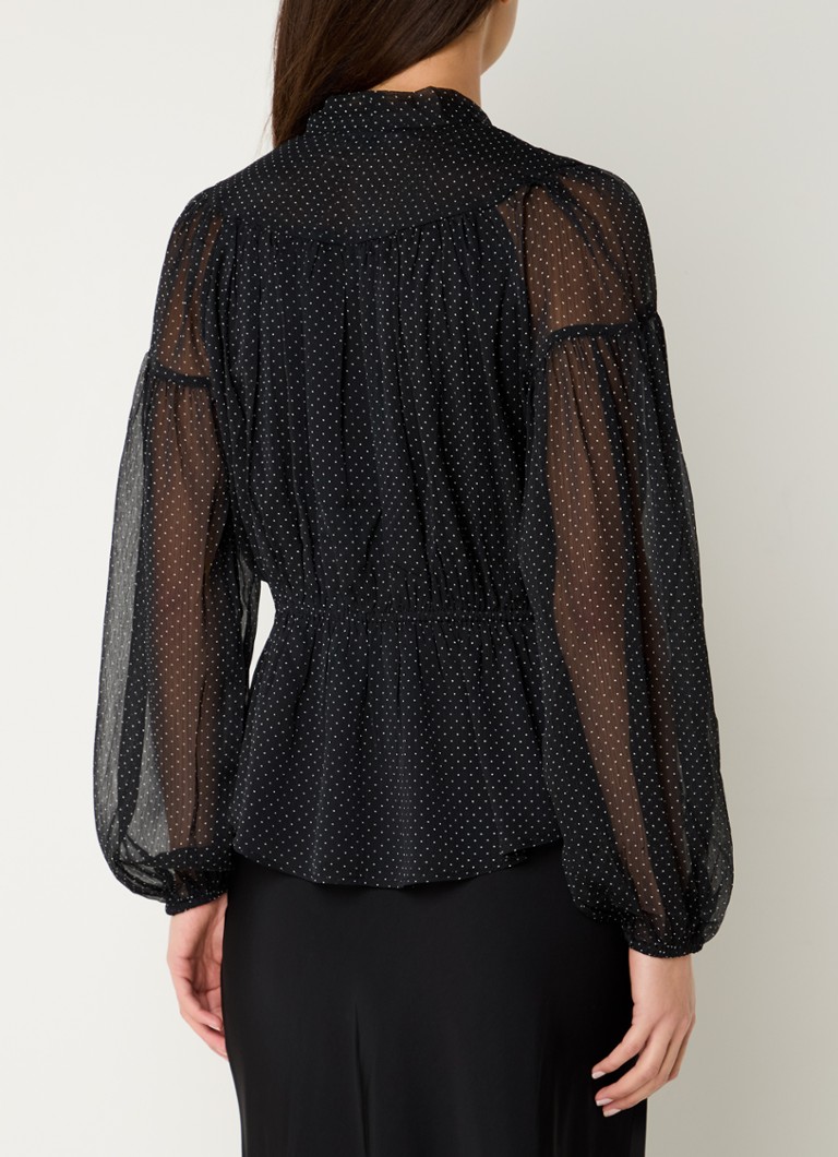 French Connection Ines Bluse mit Polka-Dot-Muster