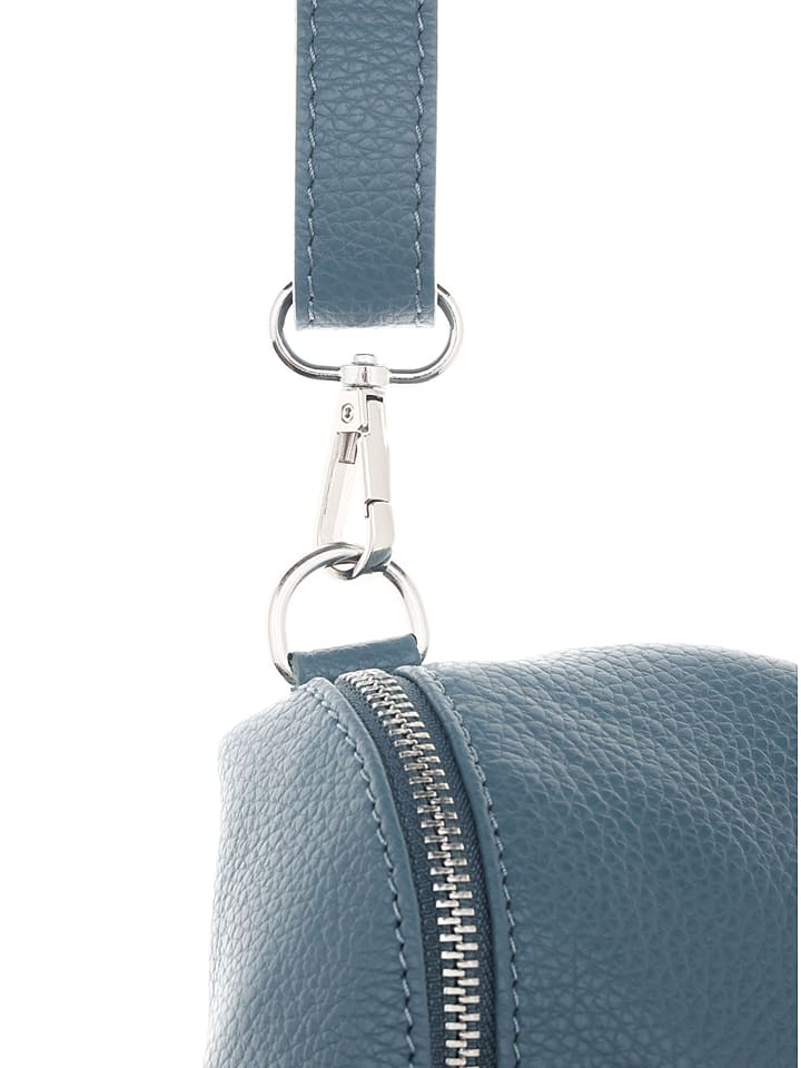 Zwillingsherz Leder-Umhängetasche in Blau - (B)23 x (H)14 x (T)7 cm günstig kaufen onesize