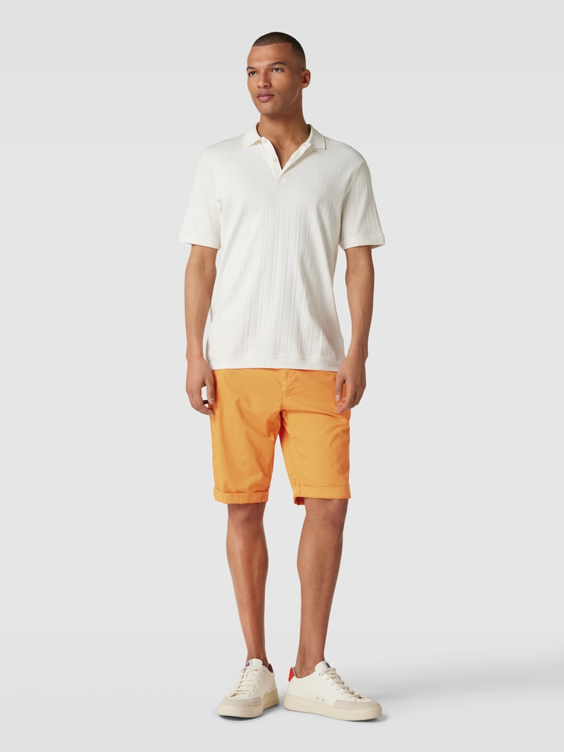 Bermudas mit Eingrifftaschen Modell 'London' in orange