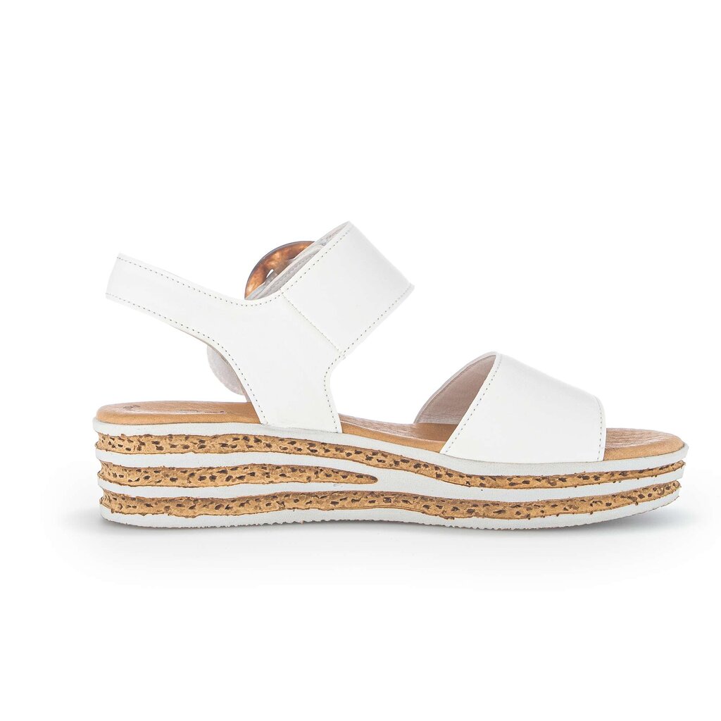Gabor fashion Plateau Sandale creme