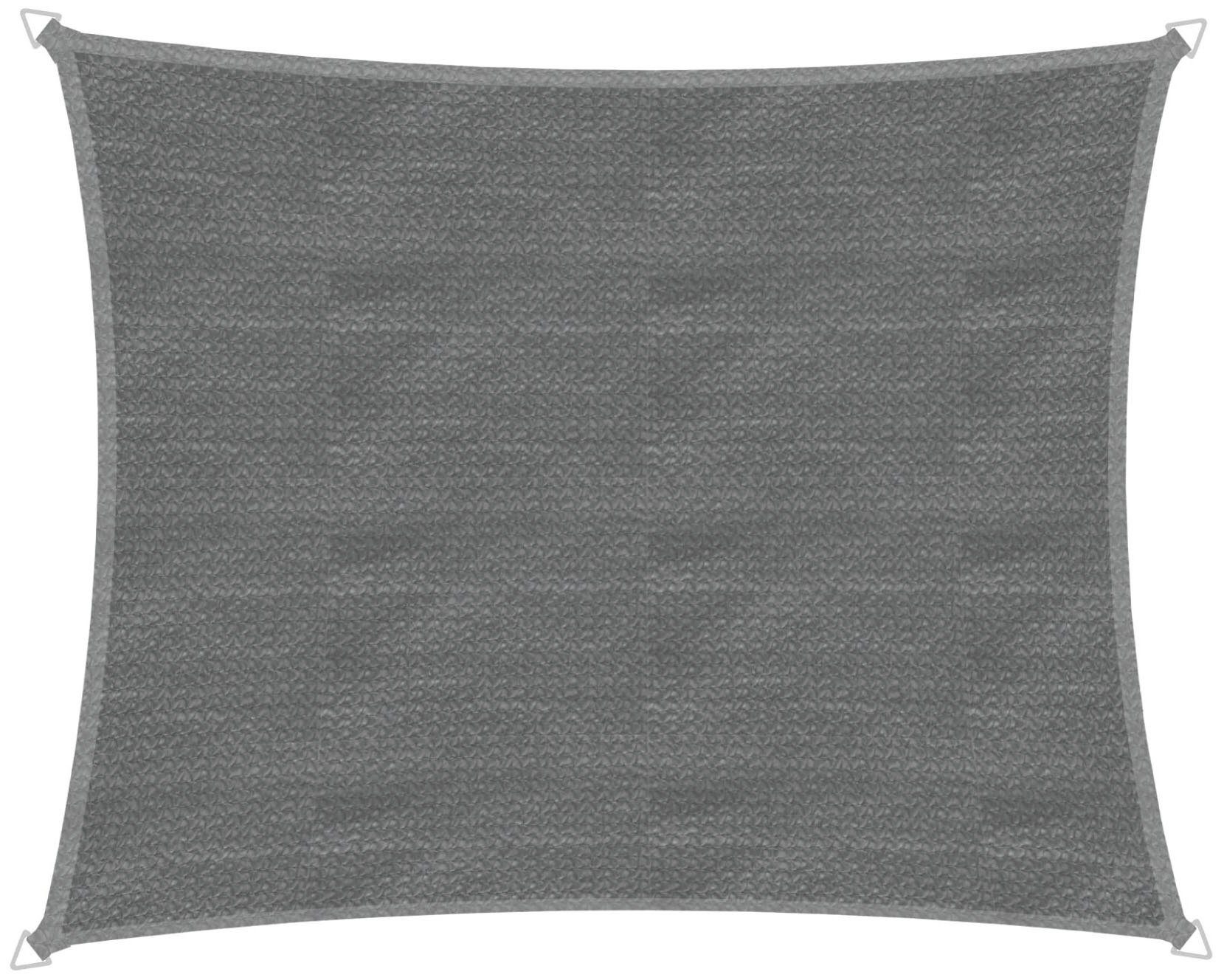 Windhager Sonnensegel Capri Rechteck, 3x4m, grau