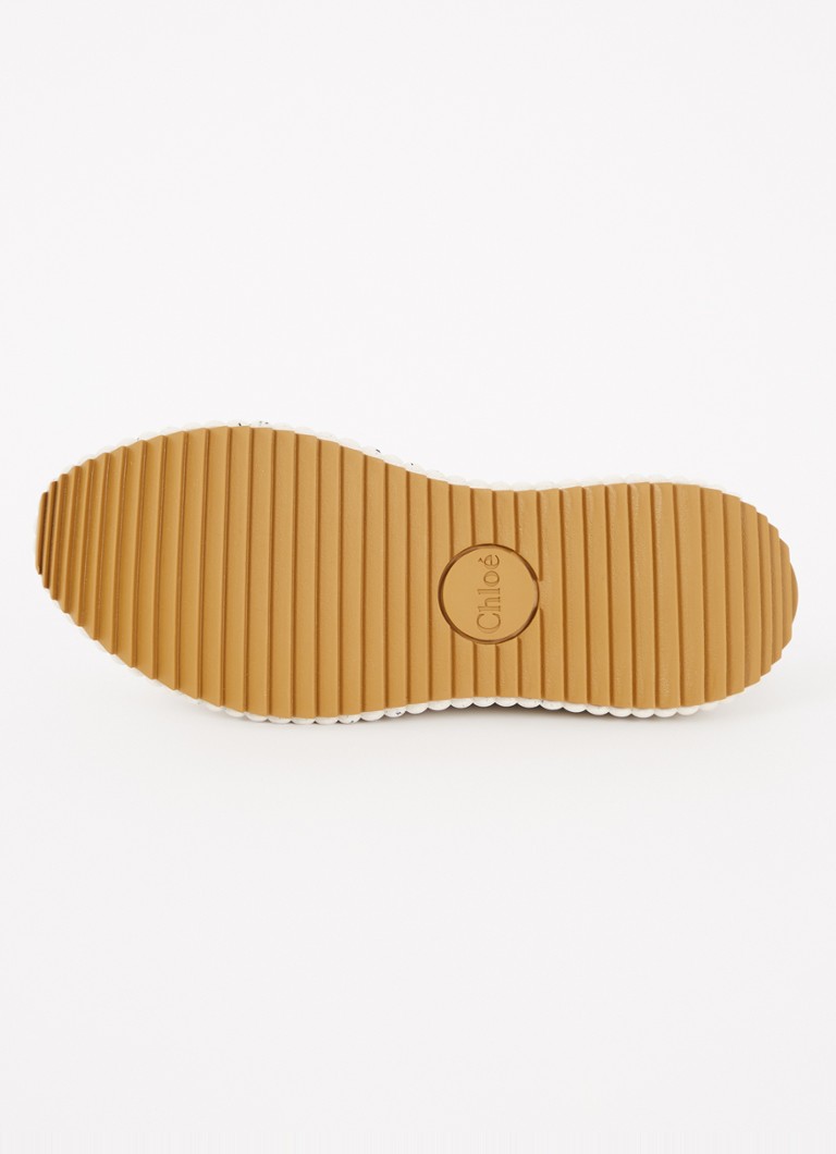 Teniși Chloé Nama din piele întoarsă