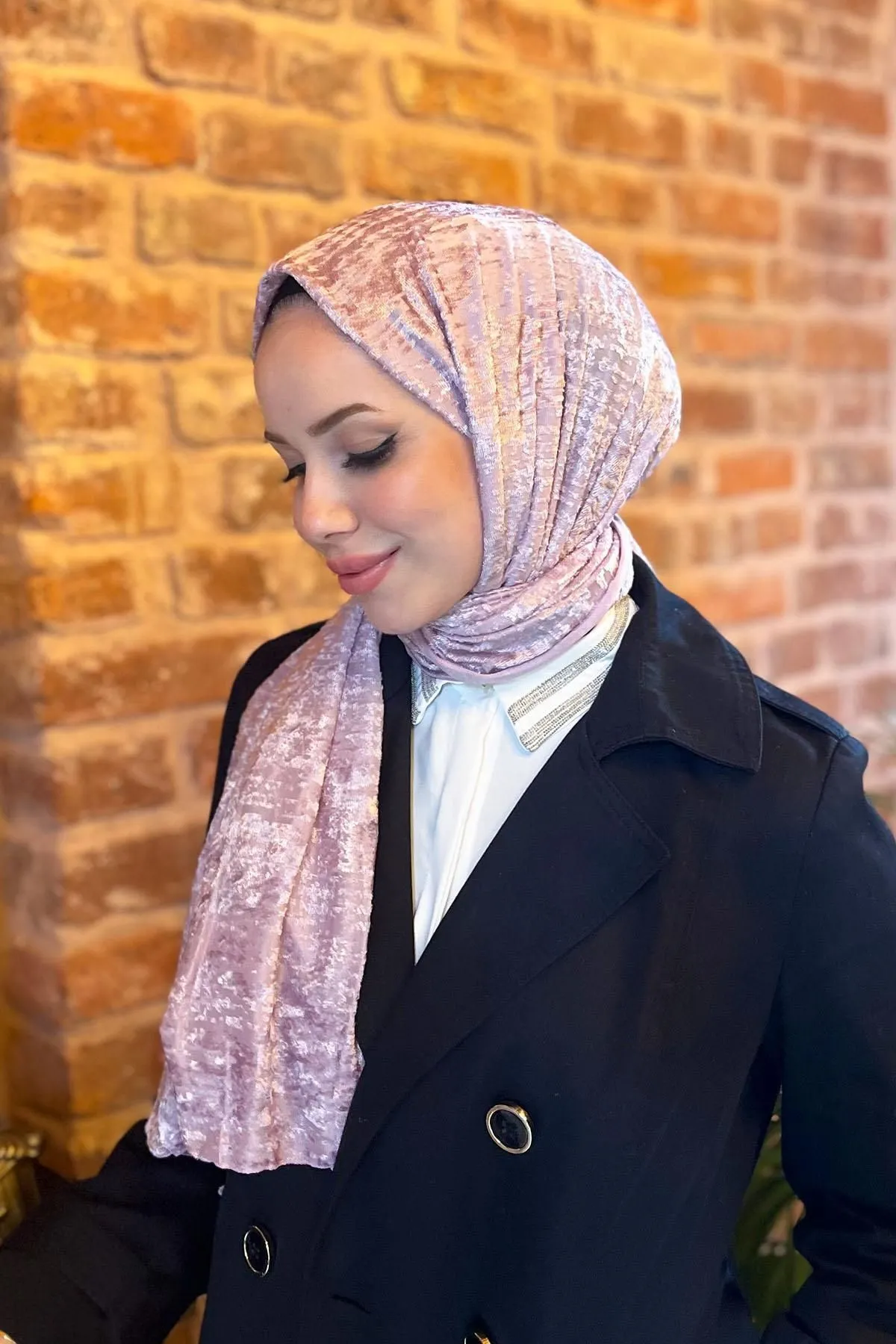 Armine  Trend Strickschal 2 – Ats2or-10 – Flieder