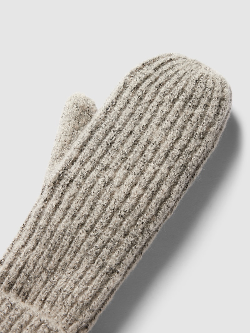 Handschuhe mit elastischem Bund Modell 'PYRON' in hellgrau meliert