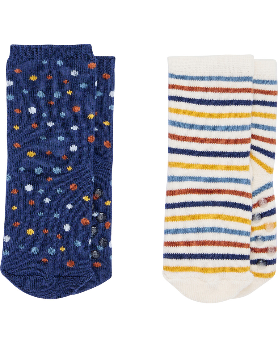Frottee-Socken mit ABS-Druck