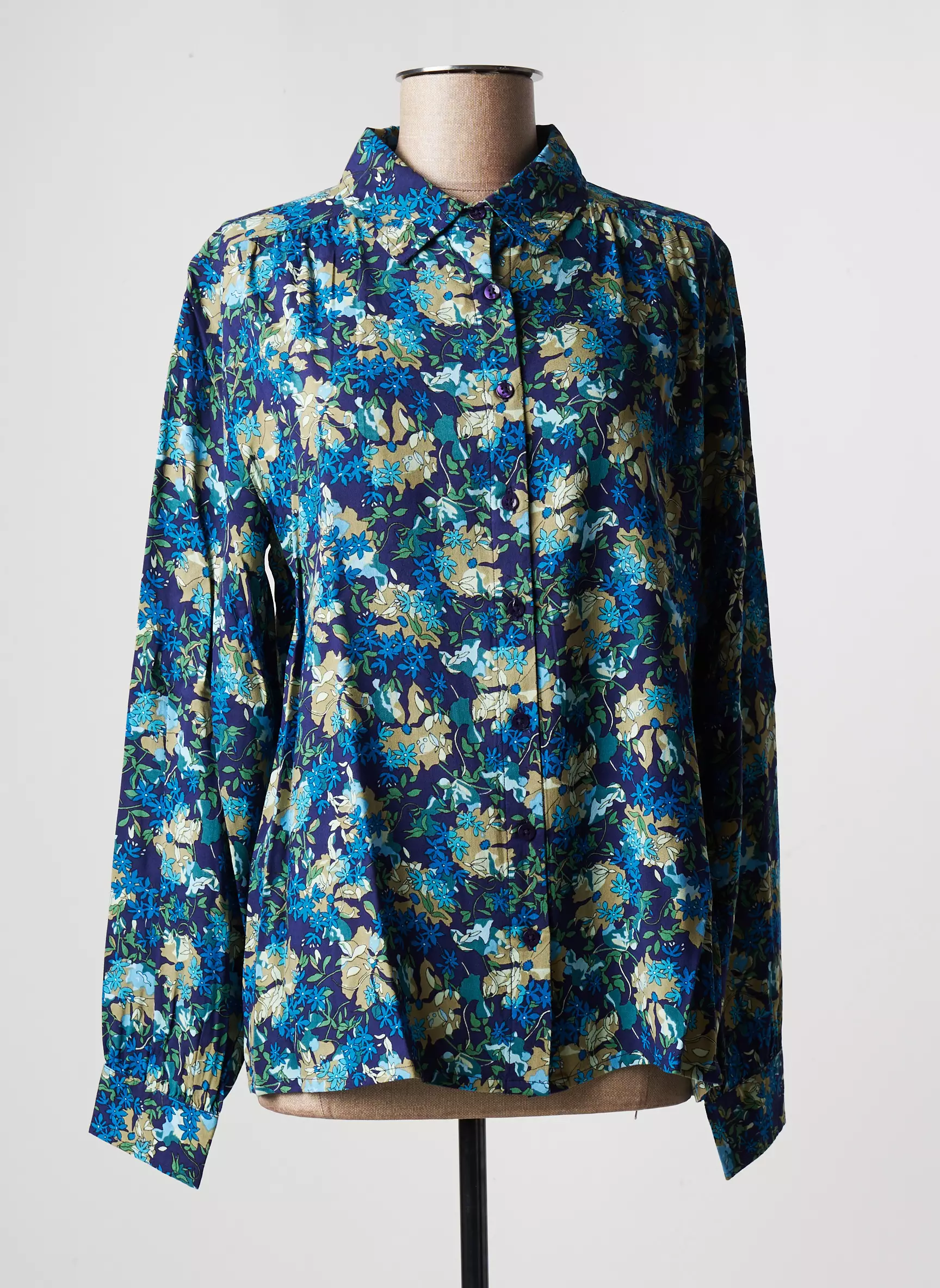 Agathe   Louise Chemisiers Femme couleur bleu