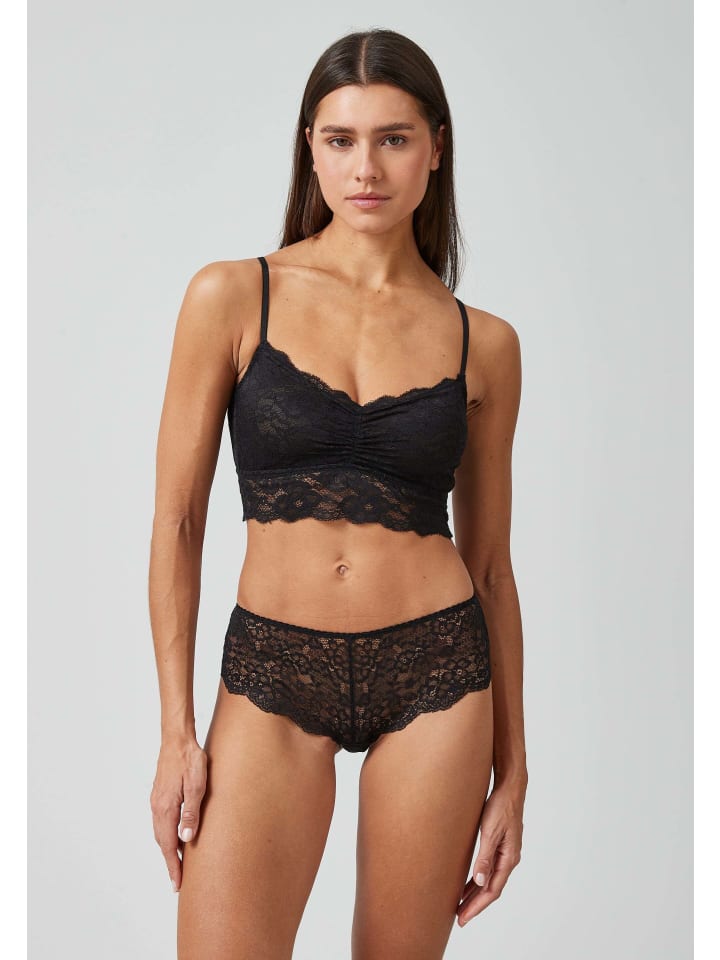 SNOCKS Hipster Panties aus Spitze 3 Stück in Schwarz günstig kaufen