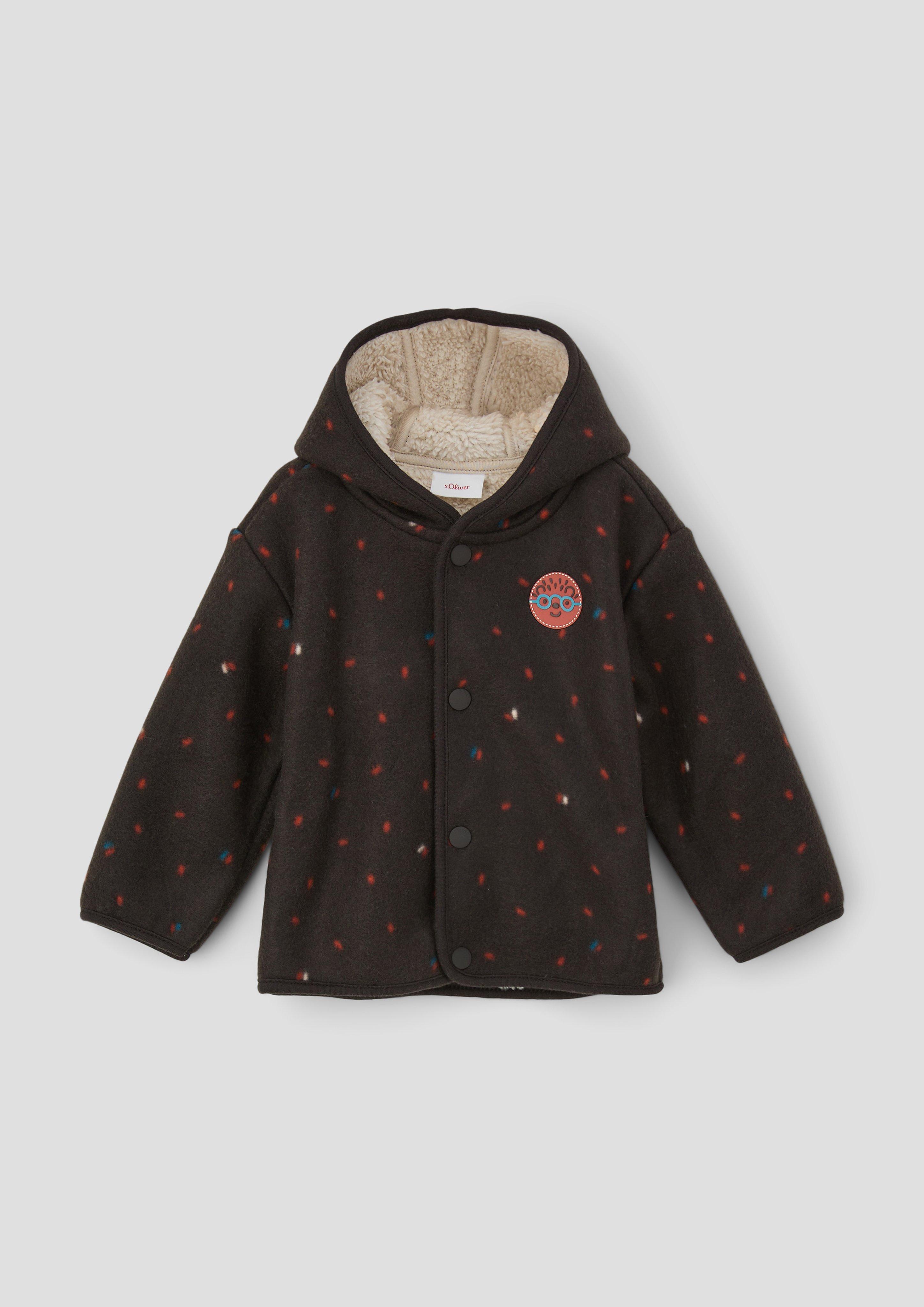 Fleecejacke mit Teddyfutter  2133958-89A3