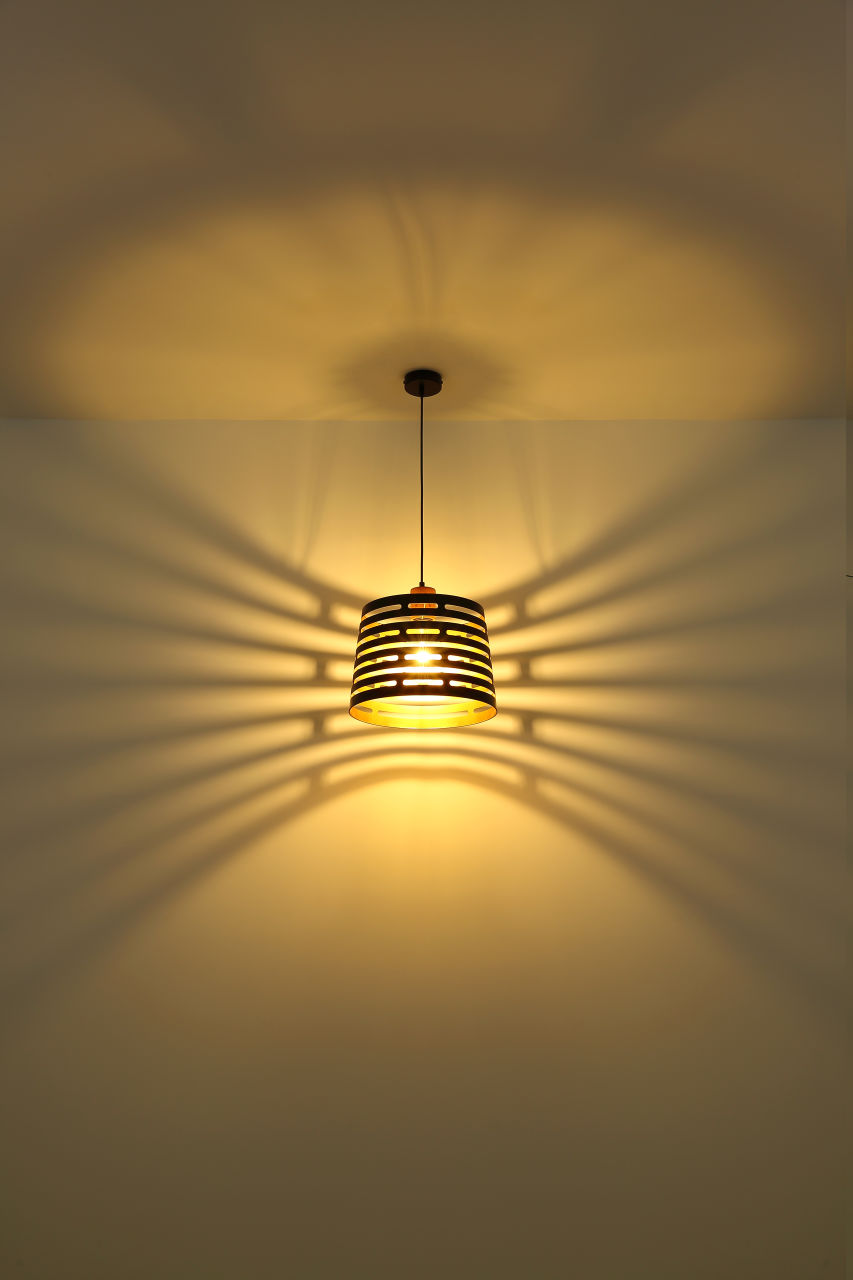 Globo Lighting - ABLONA - Hängeleuchte Metall schwarz matt, 1x E27