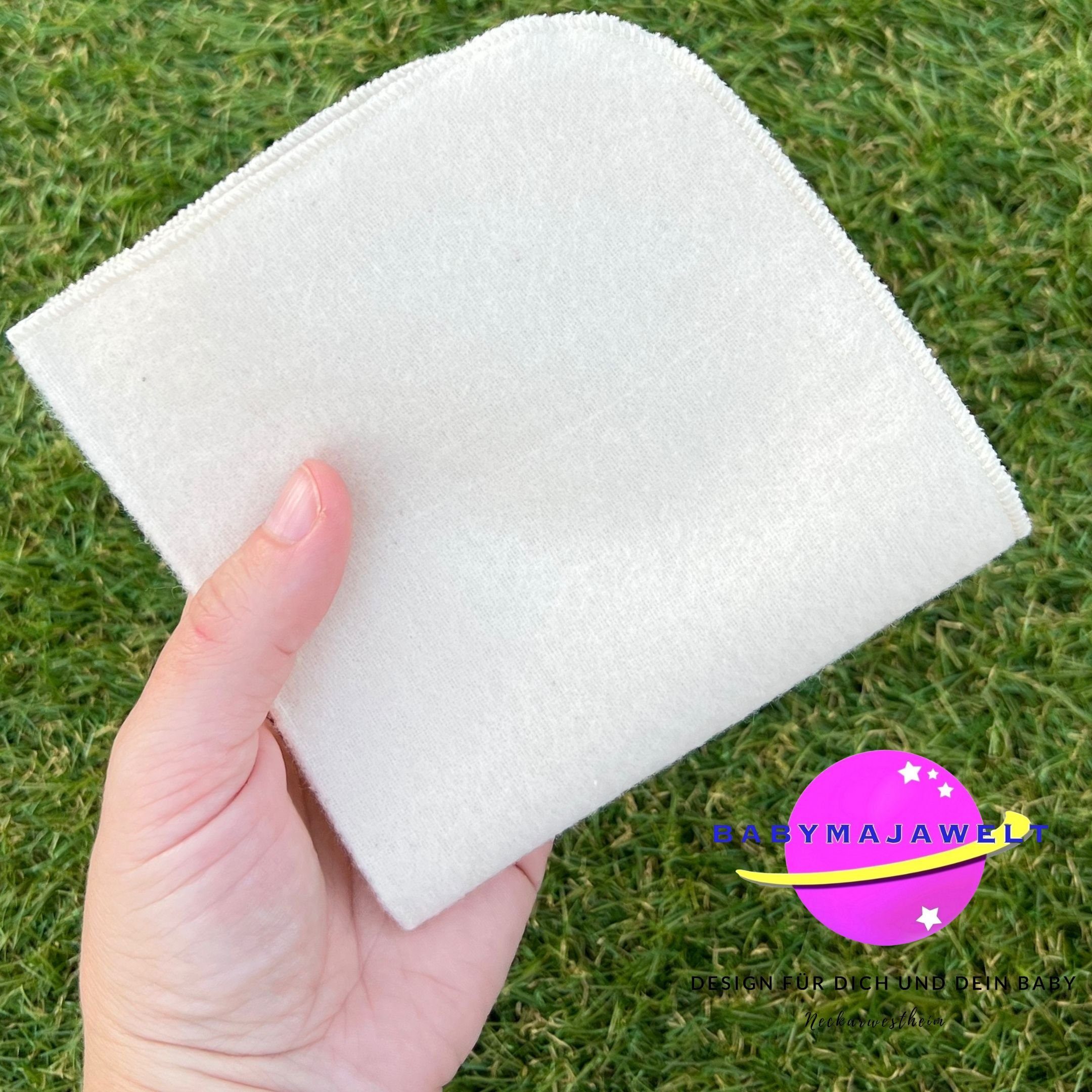 Babymajawelt Waschlappen Baby Stoff Waschlappen Molton Tücher 25x25cm Super Soft (Set, 10-tlg., Sanfte Pflegetücher - Seifentücher), Made in Europe, Waschbar, Kosmetiktücher