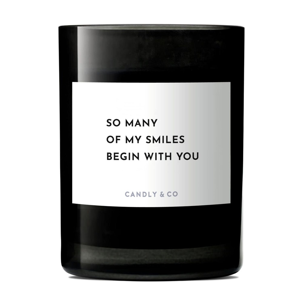 candly&co Bougie No.6 So many of my smiles begin with you Bougie