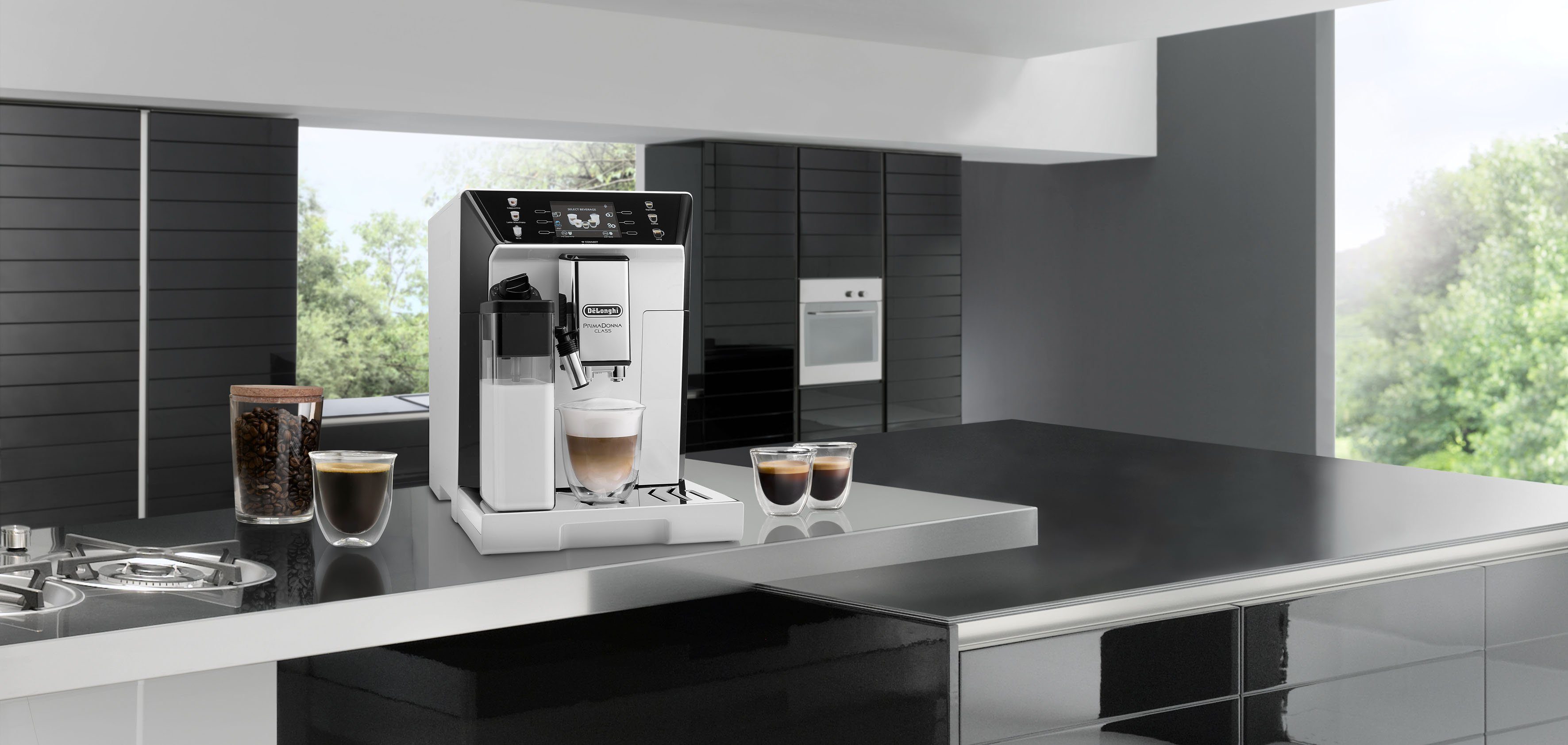 De'Longhi Kaffeevollautomat PrimaDonna Class ECAM 550.65.W, weiß