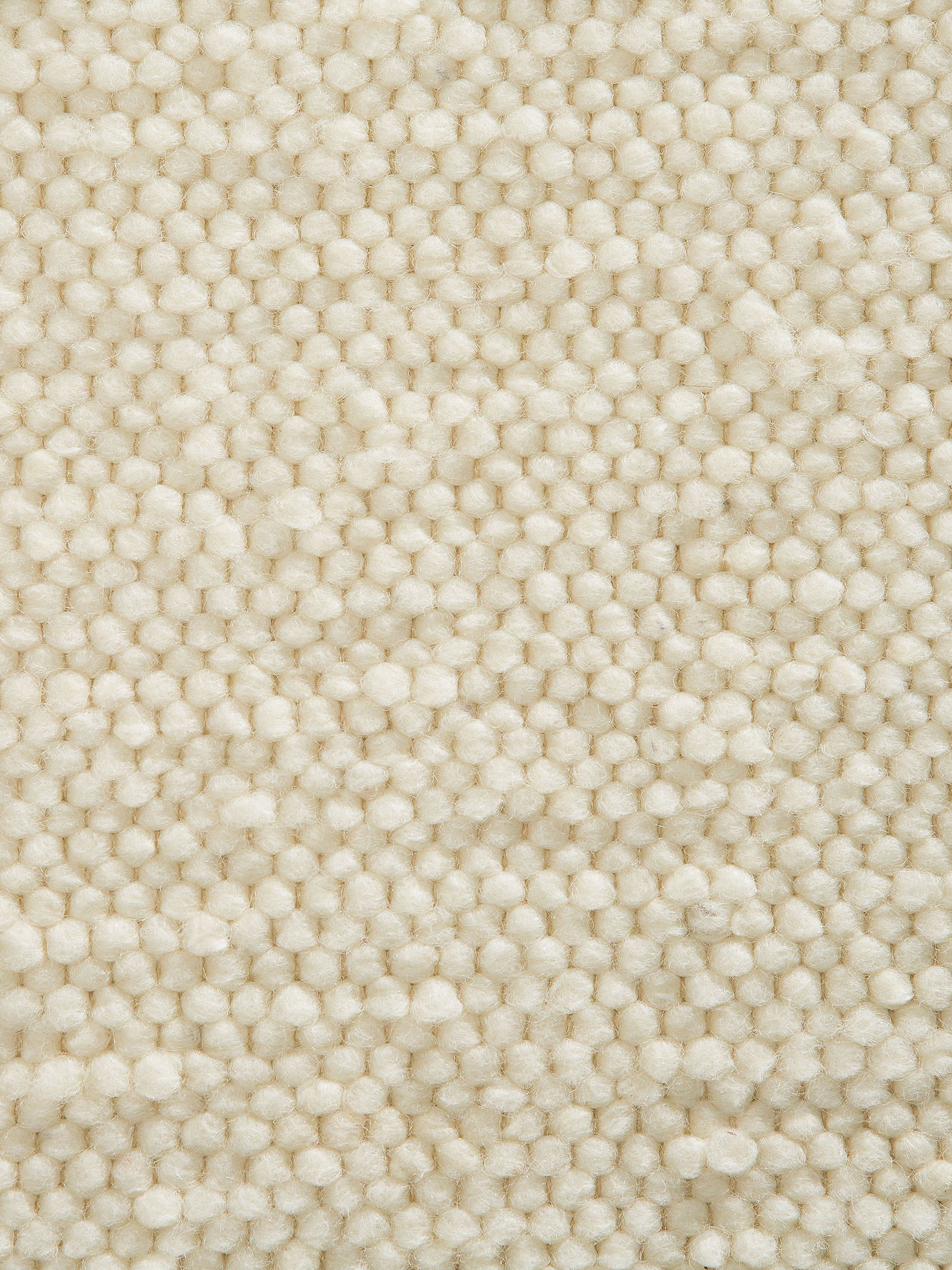 Weißach Woll-Teppich, Weiss