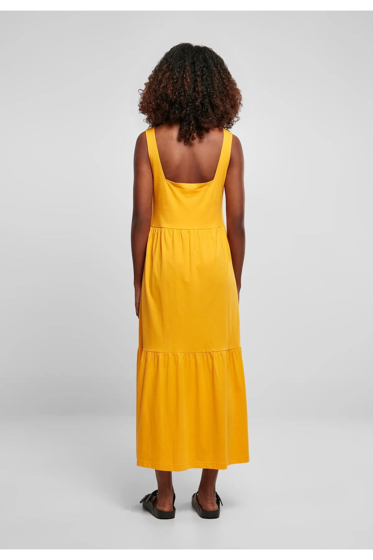Urban Classics  Damen 7/8-langes Volant-Sommerkleid für Damen