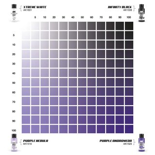 Dual Exo Set 10 - 10A Purple Nebula & 10B Purple Andromeda