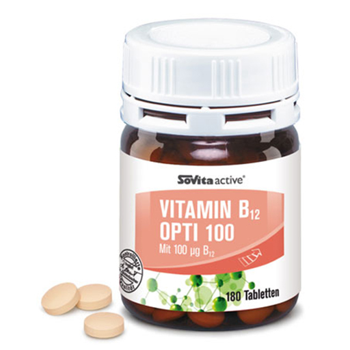 SOVITA ACTIVE Vitamin B12 Opti 100 Tabletten  180 St  Tabletten