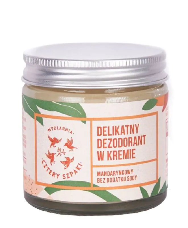 Cztery Szpaki Mydlarnia nježni kremasti dezodorans, mandarina